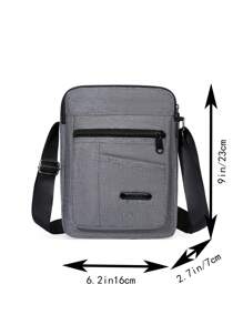 New Fashion Shoulder Bag Multi-Zipper Oxford Cloth Mobile Phone Bag Crossbody Bag Canvas Leisure Backpack Christmas Teacher Gift College University Bag For School Bag Sling Bag Gifts Scream Bag Outdoor Portable Gifts Vacation Gifts Side Bag Gifts Camping Sling Bag Summer Back To School Bag Pack Cross Body Bag Spring School Supplies Purse