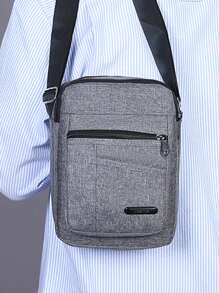 New Fashion Shoulder Bag Multi-Zipper Oxford Cloth Mobile Phone Bag Crossbody Bag Canvas Leisure Backpack Christmas Teacher Gift College University Bag For School Bag Sling Bag Gifts Scream Bag Outdoor Portable Gifts Vacation Gifts Side Bag Gifts Camping Sling Bag Summer Back To School Bag Pack Cross Body Bag Spring School Supplies Purse