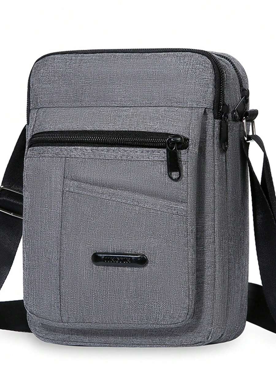 New Fashion Shoulder Bag Multi-Zipper Oxford Cloth Mobile Phone Bag Crossbody Bag Canvas Leisure Backpack Christmas Teacher Gift College University Bag For School Bag Sling Bag Gifts Scream Bag Outdoor Portable Gifts Vacation Gifts Side Bag Gifts Camping Sling Bag Summer Back To School Bag Pack Cross Body Bag Spring School Supplies Purse