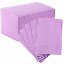 125/50/20/10 pièces Tapis de table pour nail art, serviettes en papier jetables pour ongles, serviettes en papier pour nail art imperméables rose 3 épaisseurs 13" X 18" pour kit de décoration de table à ongles, accessoires de nail art