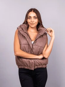 Women Winter Coats - 咖啡棕 - 查看 2