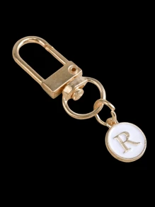 HAILIAN A Bag Pendant Designed Based On English Letters, With A Fashionable And Simple Style, Suitable For Halloween Costume Matching, Suitable For College Students And Elementary School Students Bag Pendant, Car Keychain, Birthday, Holiday, Back To School Season, Halloween Small Gifts