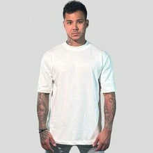 Kit 03 Oversized Maculina T-Shirt Streetwear Malhão High Round Collar Basic Plain T-Shirt Fafenix Launch - Xem 3