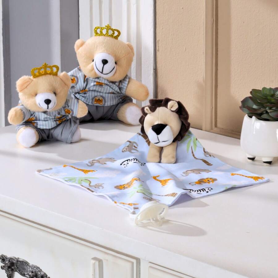 MeF Mae e Filho Baby Swaddling Blankets - Blue - View 1