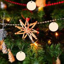 Wooden DIY Christmas Decorations - Khaki - View 4