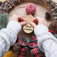 Wooden DIY Christmas Decorations - Khaki - View 5