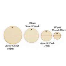 Wooden DIY Christmas Decorations - Khaki - View 6