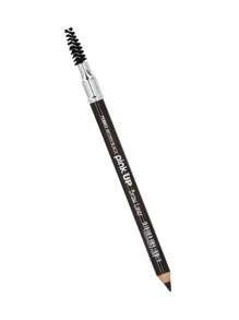 Brow Liner Pink Up Eyebrow Pencil With Brush High Pigmentation And Long Lasting Vitamin E Natural And Defined Finish 3 Shades - 03 黑色 - 查看 3