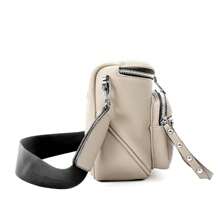 Women's Faux Leather Waist Bag - 米色 - 查看 2