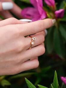 Anillos con letras ajustables para mujeres y adolescentes, anillo abierto minimalista con inicial para mujeres y hombres, anillo de letra en inglés personalizado 26, anillo de dedo delicado de acero inoxidable, regalo de pareja y amigo, accesorios de joyería de moda