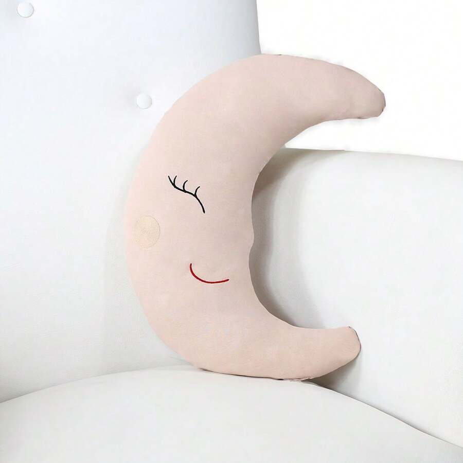 Laura Baby Decorative Cushion Children's Ornament 100% Cotton - Moon - 月亮玫瑰 - 查看 1