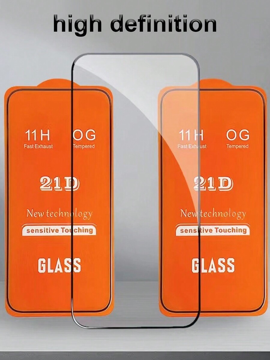 3 Peças de Película Protetora de Tela de Alta Definição, Adequada para