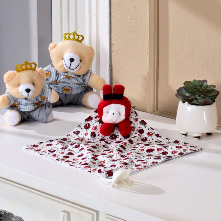 MeF Mae e Filho Baby Swaddling Blankets - 紅白色 - 查看 1