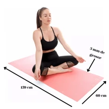 CARDIO BEAT Yoga Mat For Exercise Mat Or Non-Slip Mat - Coral Pink - View 5