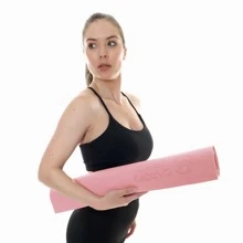 CARDIO BEAT Yoga Mat For Exercise Mat Or Non-Slip Mat - Coral Pink - View 4