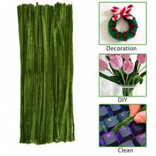 200pcs Mixed Color Pipe Cleaners, Pipe Cleaners Army Green, Mixed Pipe Cleaners Kit, Chenille Stems Crafting Pipe Cleaners, Craft Pipe Cleaners, Multi-Color Craft Pipe Cleaners Bulk For DIY Art And Craft Projects, Craft Supplies, Chenille Stems,DIY Art Creative Crafts, 12inch X 6mm