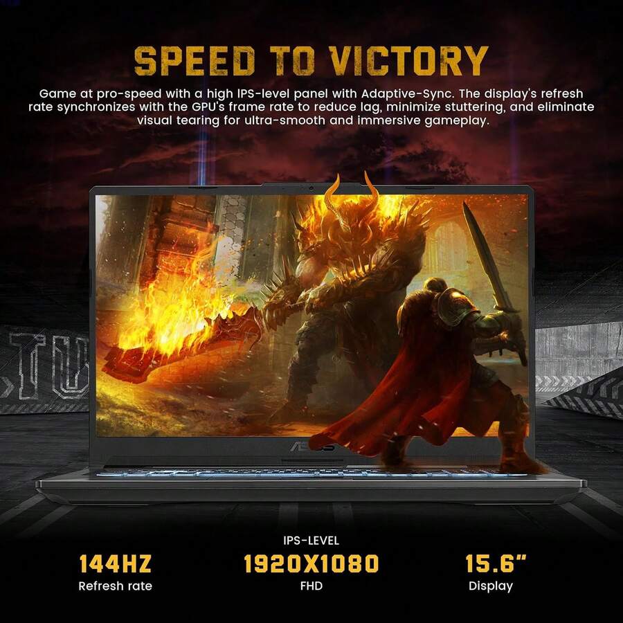 ASUS ASUS TUF 15.6" 144Hz FHD IPS Gaming Laptop, Intel I713620H