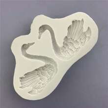 3D Couple Swan Silicone Mold 3D DIY Home Decor Mould Soap Molds Tool Accessories