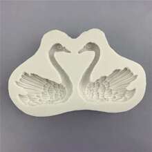 3D Couple Swan Silicone Mold 3D DIY Home Decor Mould Soap Molds Tool Accessories