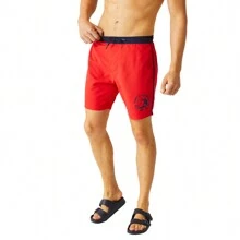 Regatta Mens Bentham Swim Shorts (High Risk Red/Navy) - High Risk Red/Navy - View 4