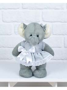 Plush  Standing Dress 25 Cm For Decoration - 4 Pieces - 灰色 - 查看 3