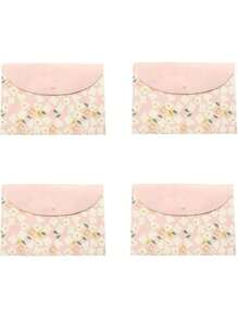 1pc/4pcs Túi đựng hồ sơ giấy kiểm tra A4 có nút niêm phong giấy đựng thư Túi đựng hoa tươi trong suốt có nút thông tin Túi đựng hồ sơ văn phòng phẩm phù hợp cho văn phòng, trường học, thiết kế hoa chống thấm nước (một số bộ phận nhỏ có màu ngẫu nhiên) Quay lại trường học, Quay lại trường học, Đồ dùng học tập - nhiều màu - Xem 6