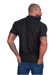 Kit 5 Men's Polo Shirt Slim Blouse Wholesale Piquet - Xám - Xem 9