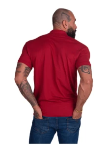Kit 5 Men's Polo Shirt Slim Blouse Wholesale Piquet - Xám - Xem 11