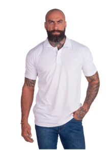 Kit 5 Men's Polo Shirt Slim Blouse Wholesale Piquet - Xám - Xem 2