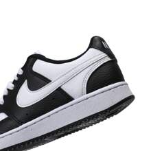 Nike 女款W COURT VISION LO NN休闲滑板鞋耐磨撞色情侣校园鞋DH3158-101 - 黑色 - 查看 5