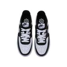 Nike 女款W COURT VISION LO NN休闲滑板鞋耐磨撞色情侣校园鞋DH3158-101 - 黑色 - 查看 4