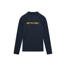 Animal Mens Sonny Logo Rash Guard (Navy) - Navy Blue - View 1