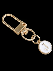 HAILIAN A Bag Pendant Designed Based On English Letters, With A Fashionable And Simple Style, Suitable For Halloween Costume Matching, Suitable For College Students And Elementary School Students Bag Pendant, Car Keychain, Birthday, Holiday, Back To School Season, Halloween Small Gifts