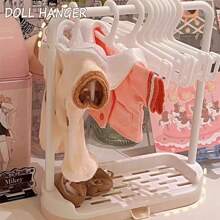 20cm娃娃衣服收纳架，娃娃挂架（不含娃娃及底座） - 彩色 - 查看 6