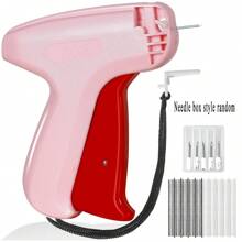 1 Set Fine Stitch Gun Stitchy  Quick Clothing Fixer, Speedy Tagging Gun For Clothes, Handheld Tag Attacher Gun With 6 Needles & 1000 Pcs Fasteners For Retail Hang Price Fabric Garment Label
