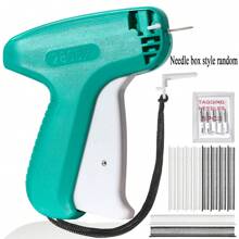 1 Set Fine Stitch Gun Stitchy  Quick Clothing Fixer, Speedy Tagging Gun For Clothes, Handheld Tag Attacher Gun With 6 Needles & 1000 Pcs Fasteners For Retail Hang Price Fabric Garment Label