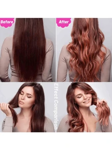 24pcs [12 Hair Scrunchies + 12 Metal Hair Clips] / 12pcs [6 Hair Scrunchies + 6 Metal Hair Clips] Jumbo Hair Curlers Rollers, 24pcs Set With 12 Hair Curlers Self Grip Holding Rollers And 12 Stainless Steel Alligator Hair Clips For Long Medium Short Thick Fine Thin Hair Bangs Volume (24PCS/12PCS) ,Hair Styling Tools Hair Accessories - Pink - View 4