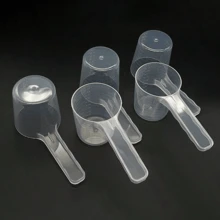 塑料量匙100ml带刻度宠物喂食勺迷你透明宠物量匙（50g/100ml） - 彩色 - 查看 5