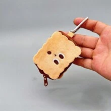 新款水果水豚零钱包毛绒玩具耳机数据线收纳包硬币袋小礼物 - 多色 - 查看 3