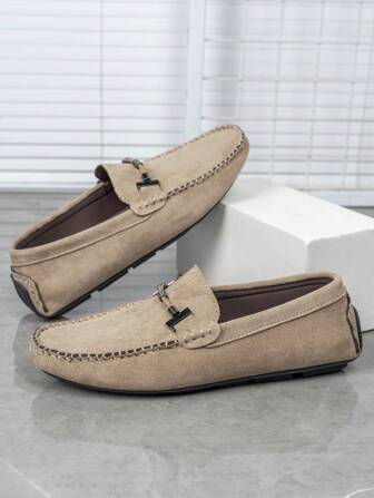 Men's Casual Shoes, Breathable & Comfortable Soft Bottom Loafers, Spring/Summer Sporty Moccasins, Business Casual High-End Slip-On Driving Shoes