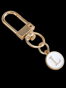 HAILIAN A Bag Pendant Designed Based On English Letters, With A Fashionable And Simple Style, Suitable For Halloween Costume Matching, Suitable For College Students And Elementary School Students Bag Pendant, Car Keychain, Birthday, Holiday, Back To School Season, Halloween Small Gifts