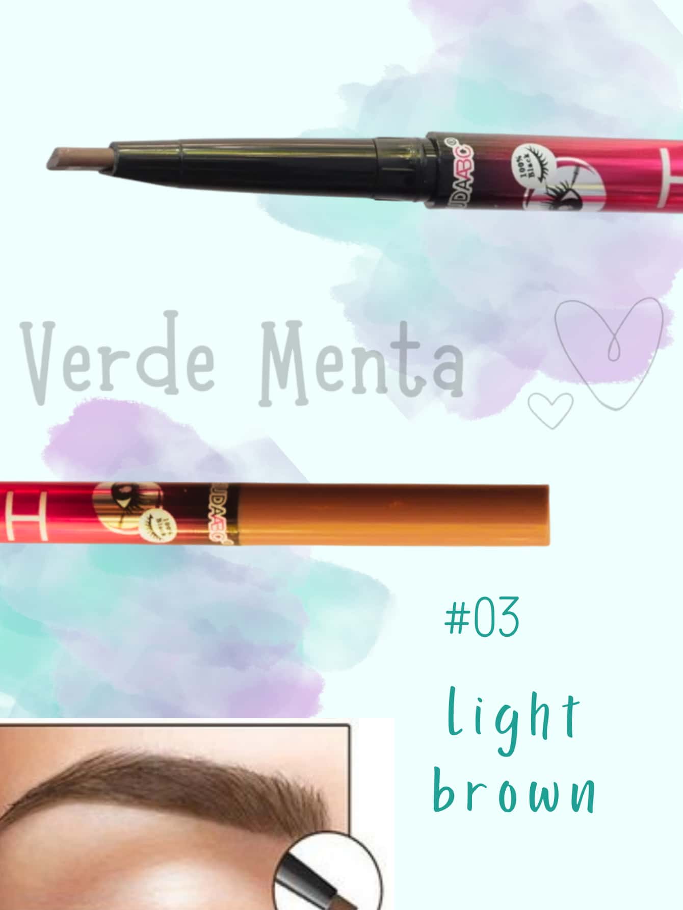 Eyebrows - Light Brown - View 1