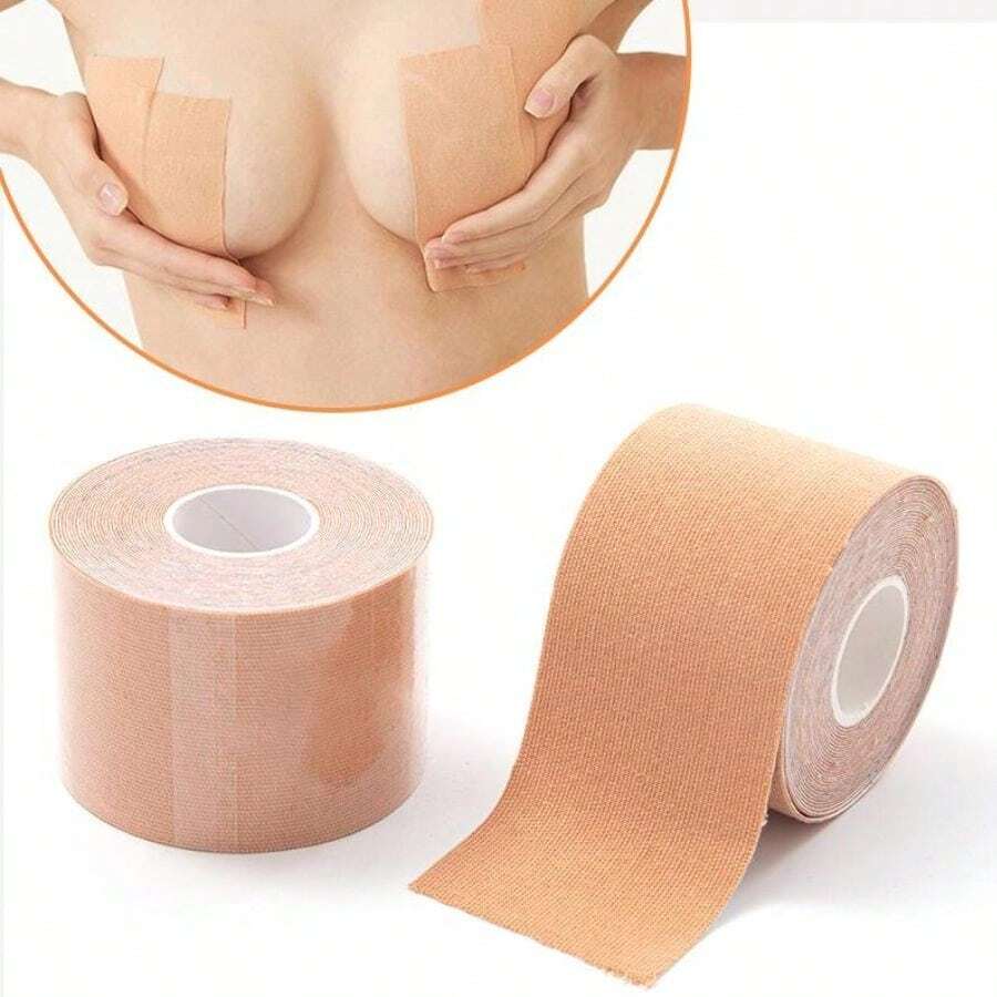 Kit 2 Adhesive Bra Chest Tape Boob Up Roll - 彩色 - 查看 1