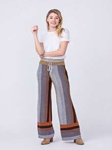 Pantalones de Mujer - Marrón - Ver 4