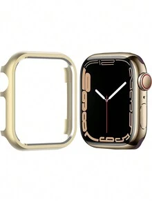 1pc Metal Case Compatible With Apple Watch Case Series 11 10 9 8 7 41mm 45mm Aluminium Alloy Bumper Compatible With Iwatch 6 SE 40mm 44mm Frame Protective Compatible With Apple Watch Accessories