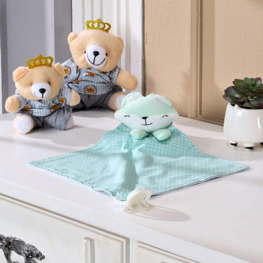 MeF Mae e Filho Baby Swaddling Blankets - Verde - Ver 1