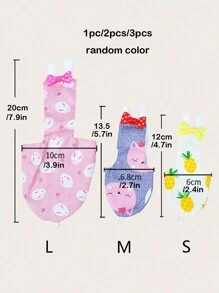 1pc Cartoon Graphic Random Parrot Sanitary Pants For Bird For All Season - Multicolor - View 7