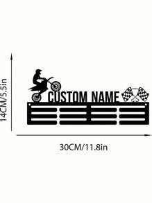 Uma Medalha de Ferro Arte de Parede Personalizada Vintage Suporte de Medalhas de Metal Jogador de Voleibol Motocicleta Corrida Medalha Suporte de Exibição de Medalhas de Bailarina é a Escolha Perfeita para Presentes de Equipe e Decoração Doméstica Decorativa, Dia dos Namorados, Decoração do Dia dos Namorados