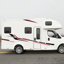 6Pcs Motorhome RV Stripes Off Raod Vinyl Stickers For Camper Van Horsebox Caravan Auto Tuning Accessories Graphics Car Decals - one-size - View 1