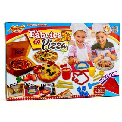 Mi Alegria Fábrica de pizzas para niños, diseña elabora y disfruta tu propia pizza con Juguetes Mi Alegría